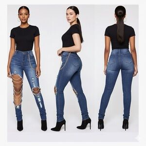 Golden Curve Impact Jeans